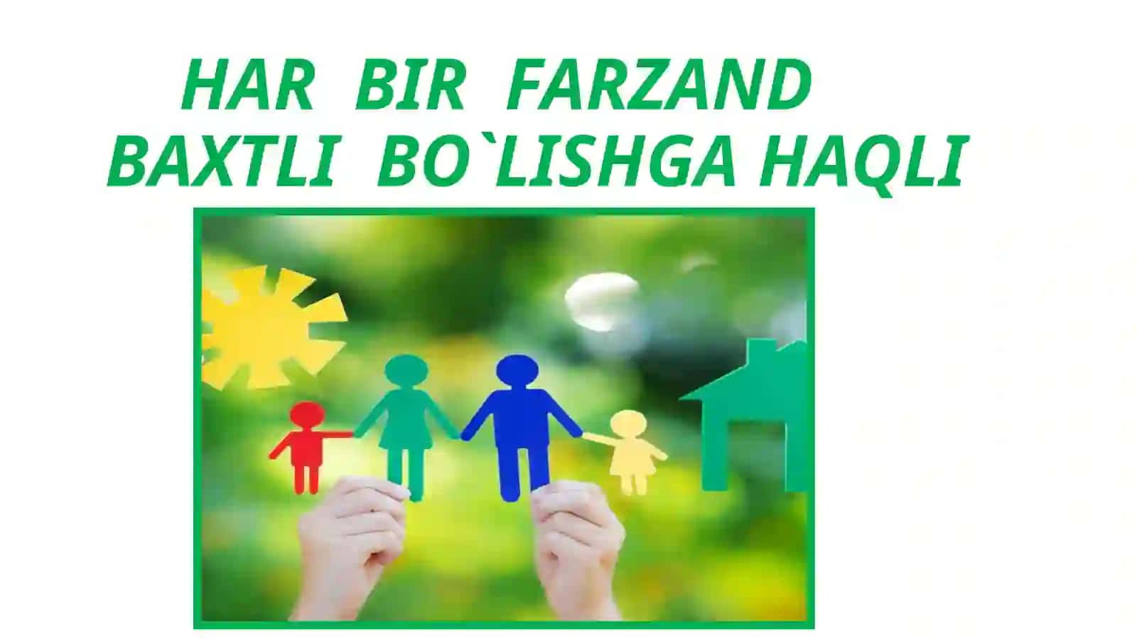 “FARZANDLAR KELAJAGIGABEFARQ BO`LMAYLIK “MAVZUSIDA TAYYORLAGANSLAYDLAR TO`PLAMI 3