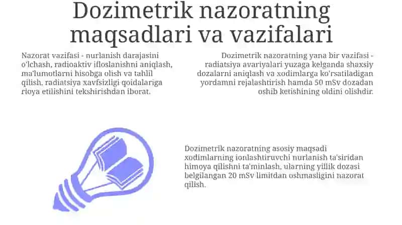 Dozimetrik nazoratning asoslari 3