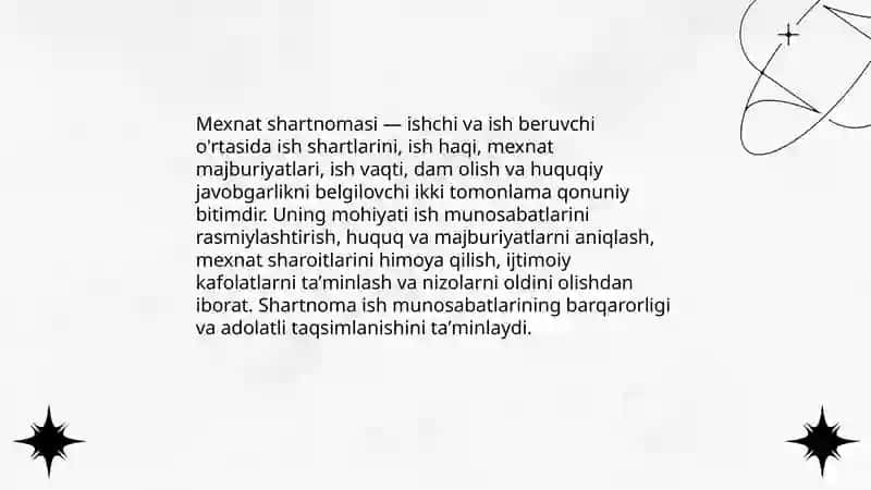 Mexnat shartnomasi 3