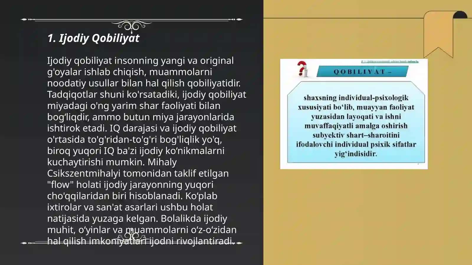 Ijodiy Qobiliyat 3