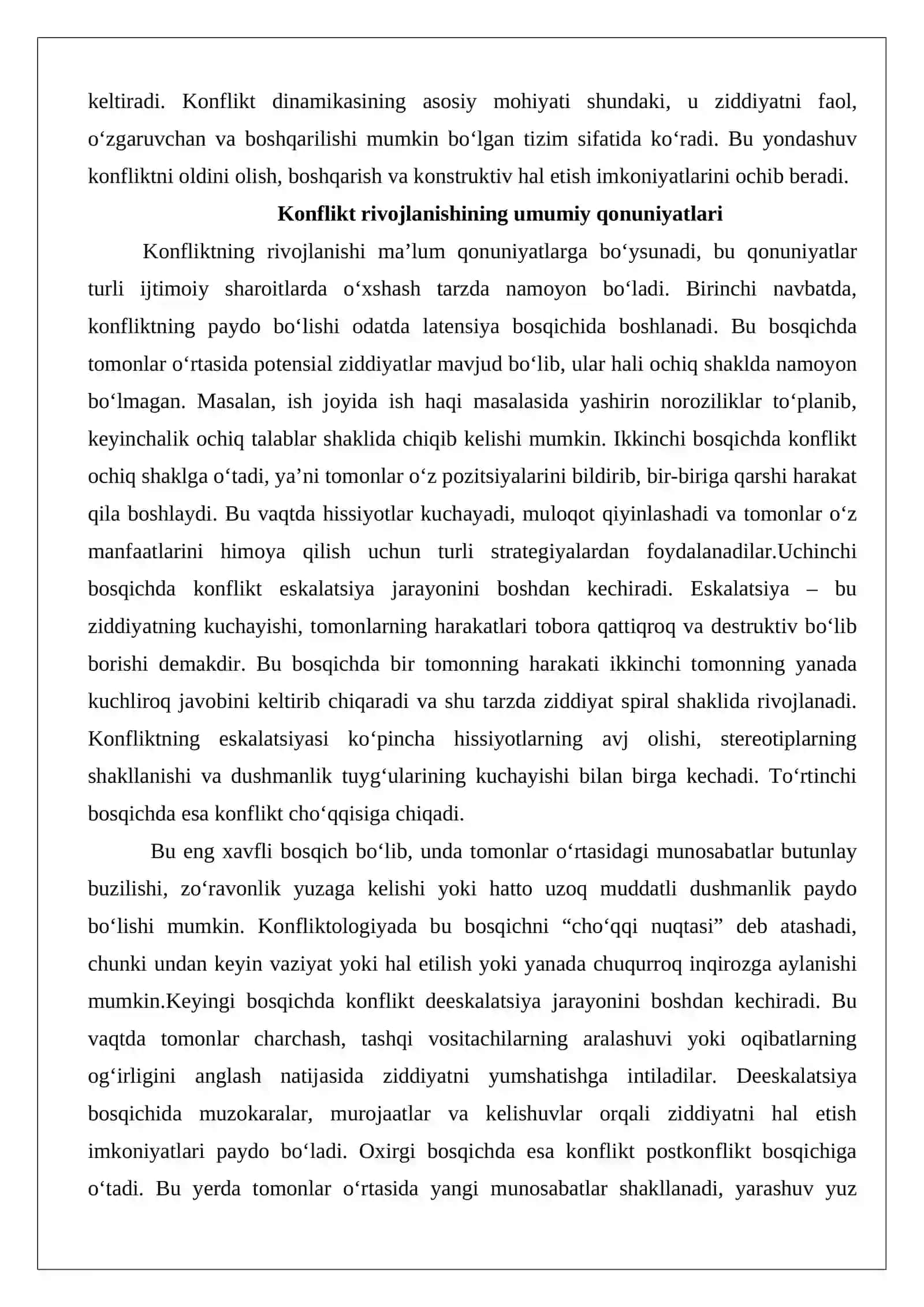 Konfliktlarning dinamikasi 3