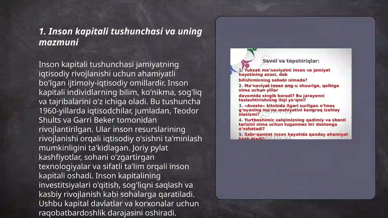 Jamiyat taraqqiyotida inson kapitalining ahamiyati 3