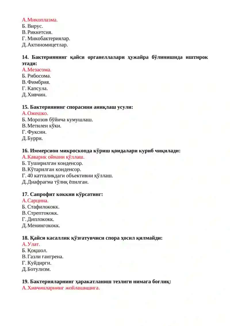Цитоплазматик Мембрана вазифалари 3