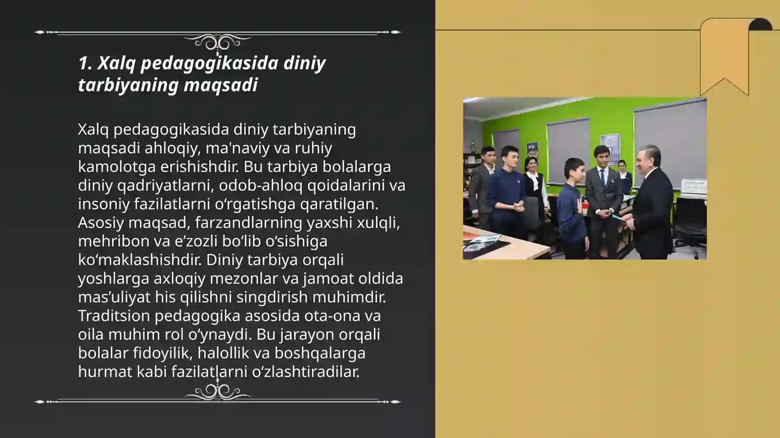 Xalq pedagogikasida diniy tarbiyaning ifodalanishi 3