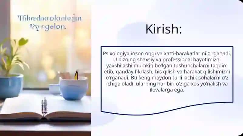 Umumiy psixologiya ta'lim psixologiyasi 3