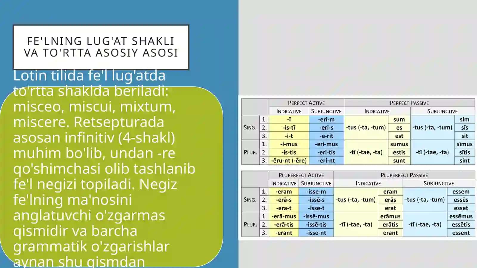 Lotin tilida fe'l va farmatsevtik terminologiya kirish 3