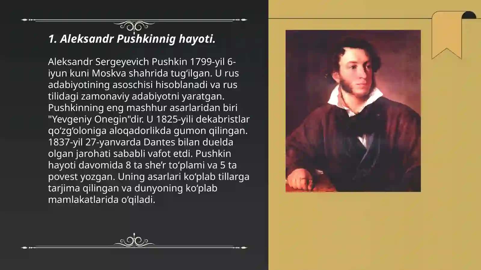 Pushkin asari tahlili 3
