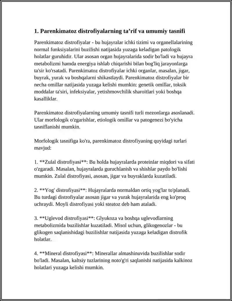PARENKIMATOZ DISTROFIYALAR 3