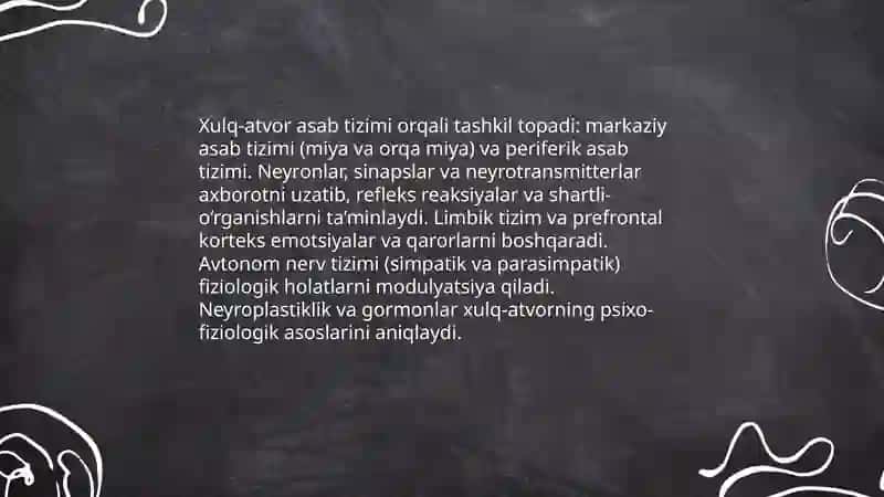 Xulq-atvorning psixo-fiziologik asosi. Ong taraqqiyoti va ongsizlik 3