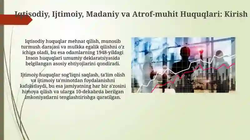 Iqtisodiy, Ijtimoiy, Madaniy va Atrof-muhit Huquqlari 3