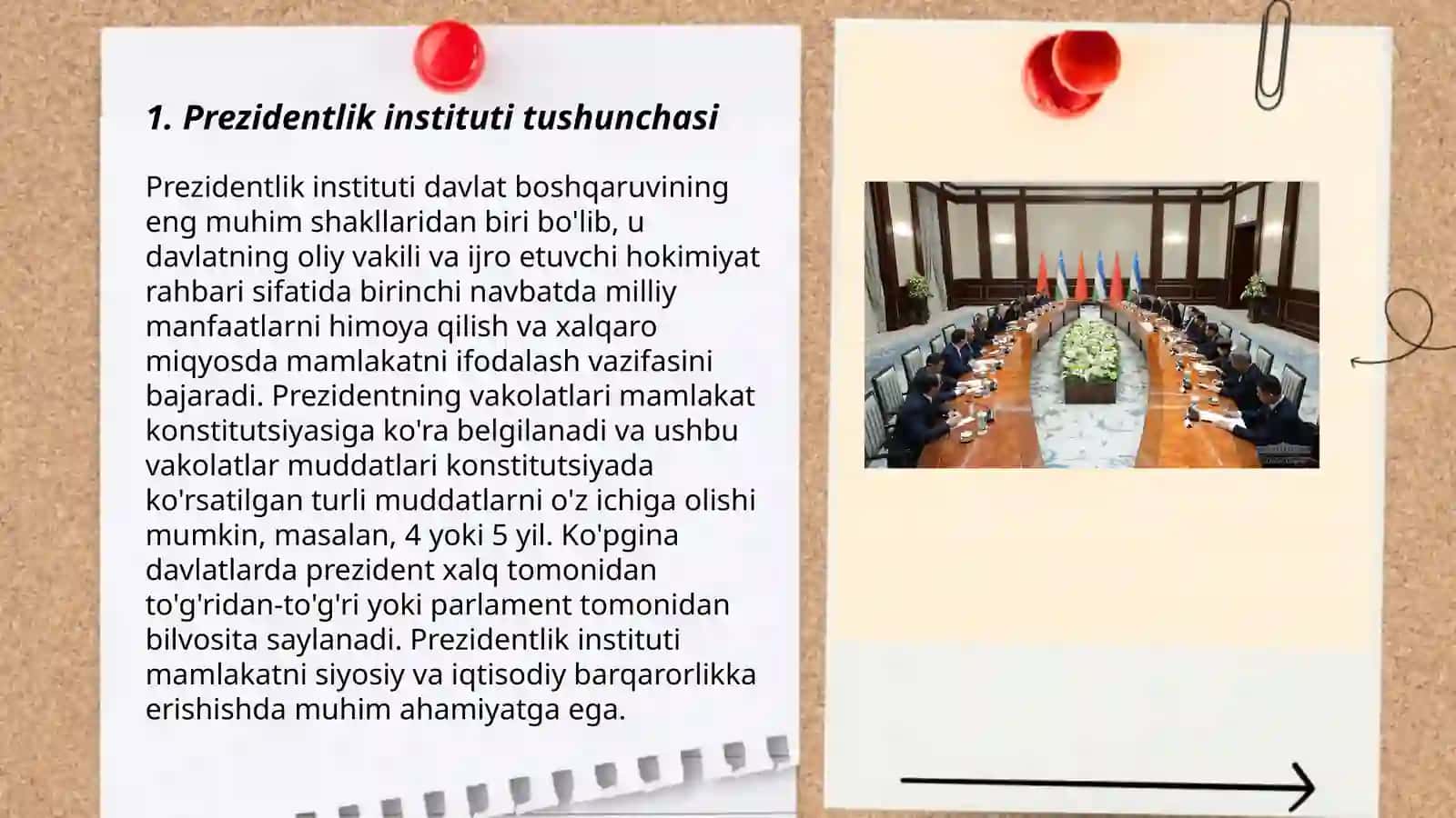 Oʻzbekiston Respublikasida Prezidentlik institutining joriy etilishi I.A.Karimovning Oʻzbekiston Respublikasining Prezidenti etib saylanishi 3