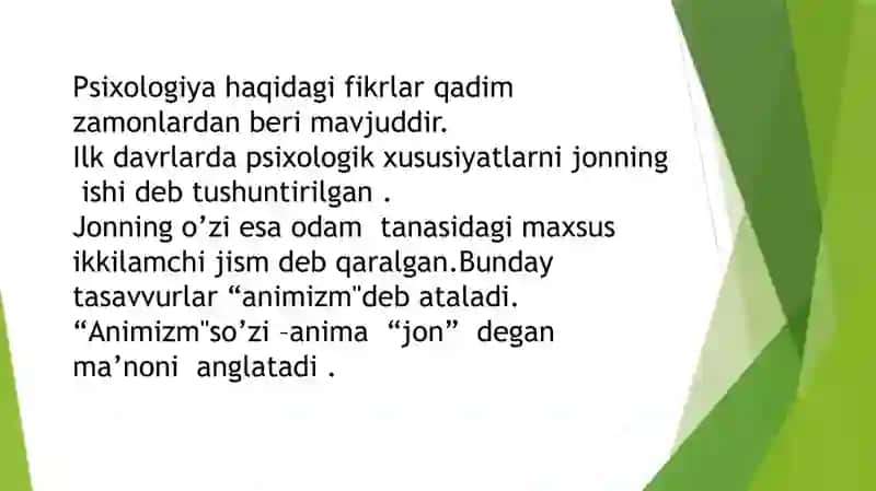 Umumiy psixologiya fanining predmeti, ilmiy tadqiqot metodlari 3
