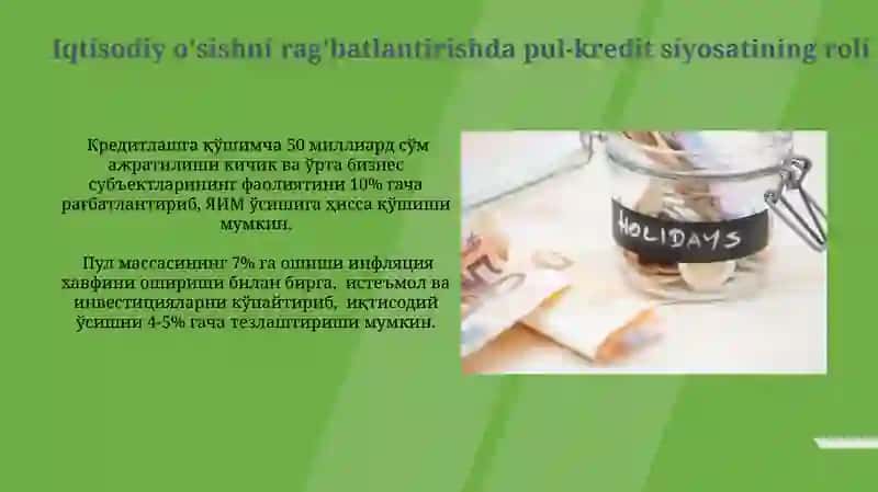 Xorijiy davlatlarning pul kredit siyosatini olib borish tajribasi 3