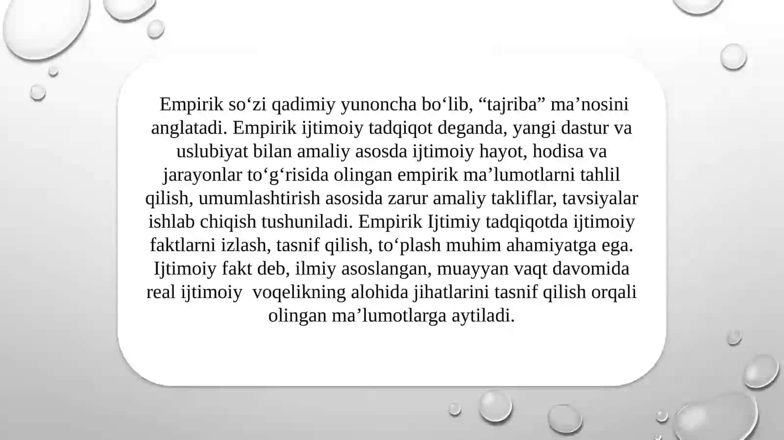 Empirik Ijtimoiy Tadqiqotlar Fanlari 3
