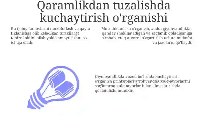 Inson ongida oquvni mustahkamlash nazaryasi 3