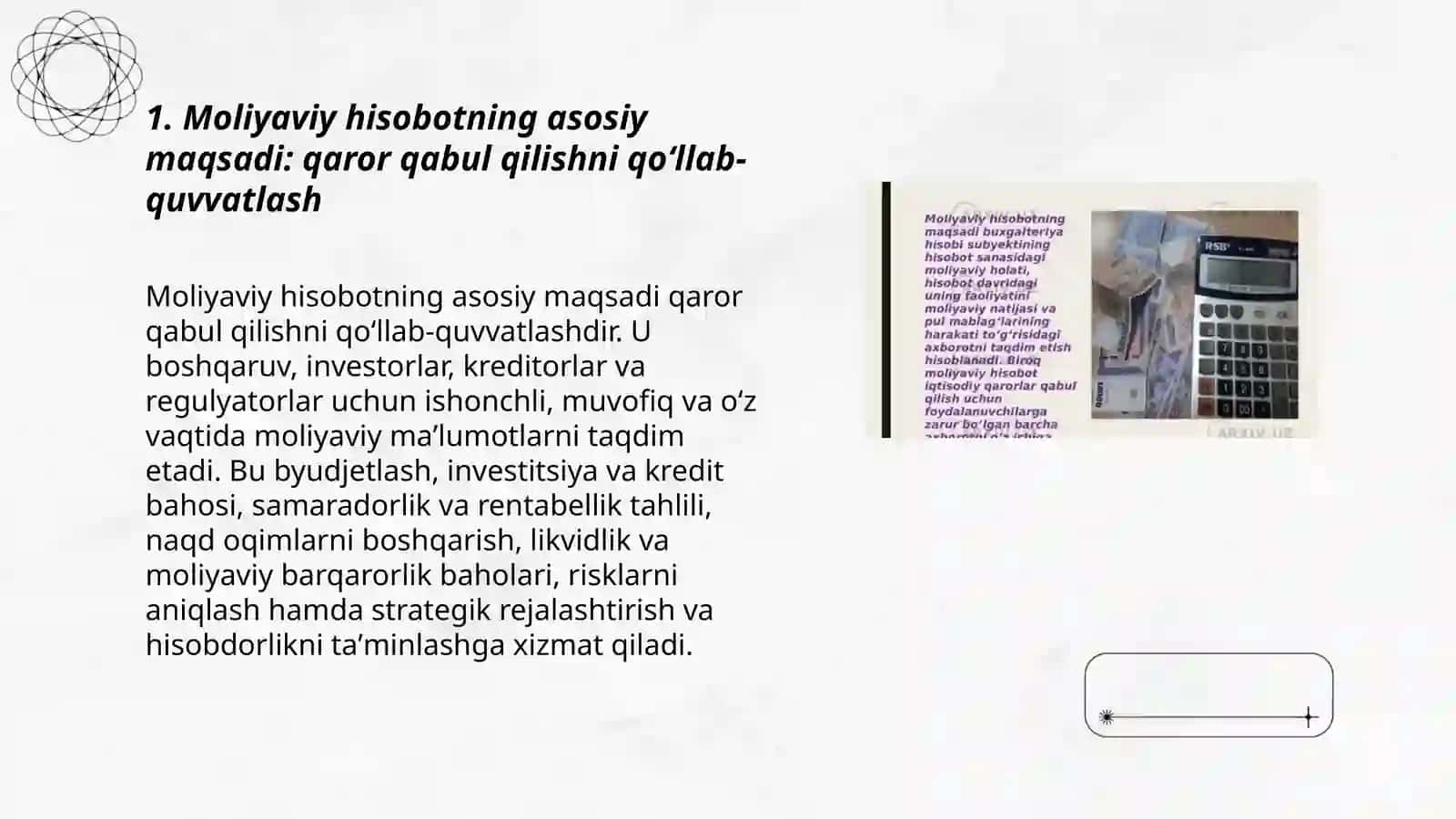 Moliyaviy hisobot 3