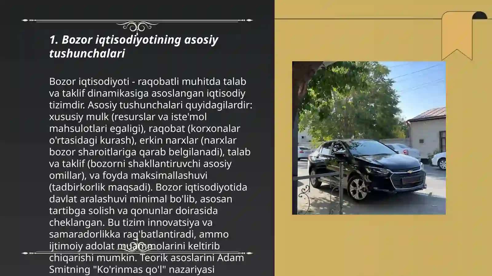 Bozor iqtisodiyotining ijtimoiy yo’naltirilganligi va uning O’zbekistonga xos xususiyatlari 3