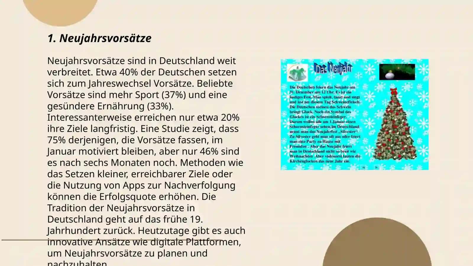 Neujahrsvorsätze in Deutschland 3