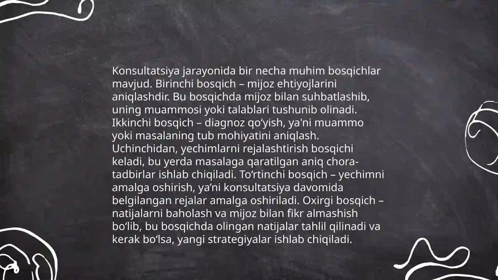 Konsultatsiya bosqichlari 3