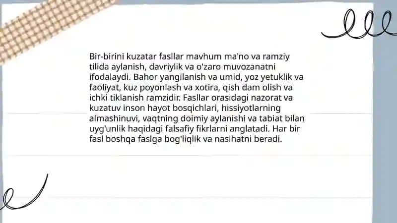 Bir-birini kuzatar fasllar 3