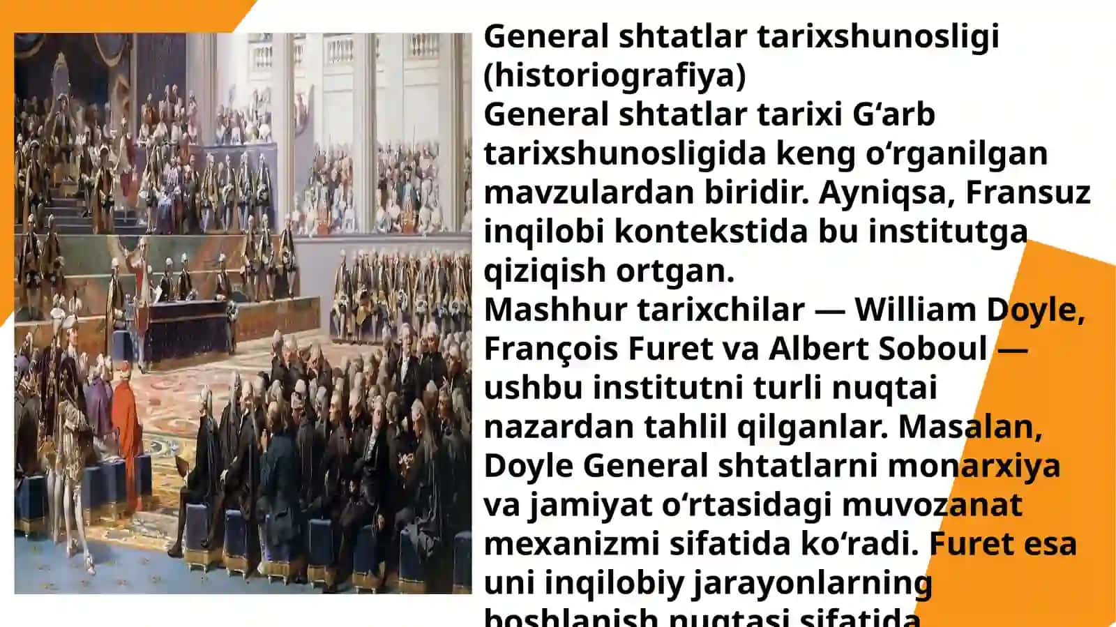 Fransiyada general shtatlar tarixiga oid ilmiy tadqiqotlar 3