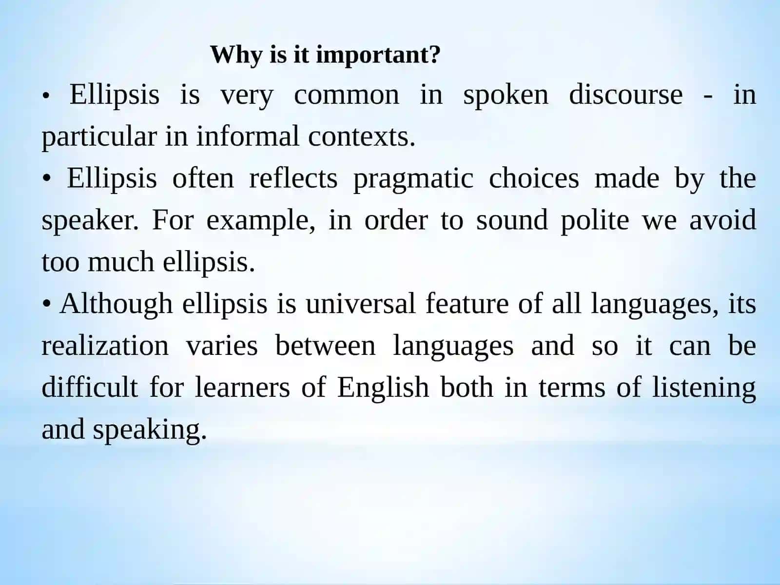 ASPECTS OF LANGUAGE AND DISCOURSE ANALYSIS 3