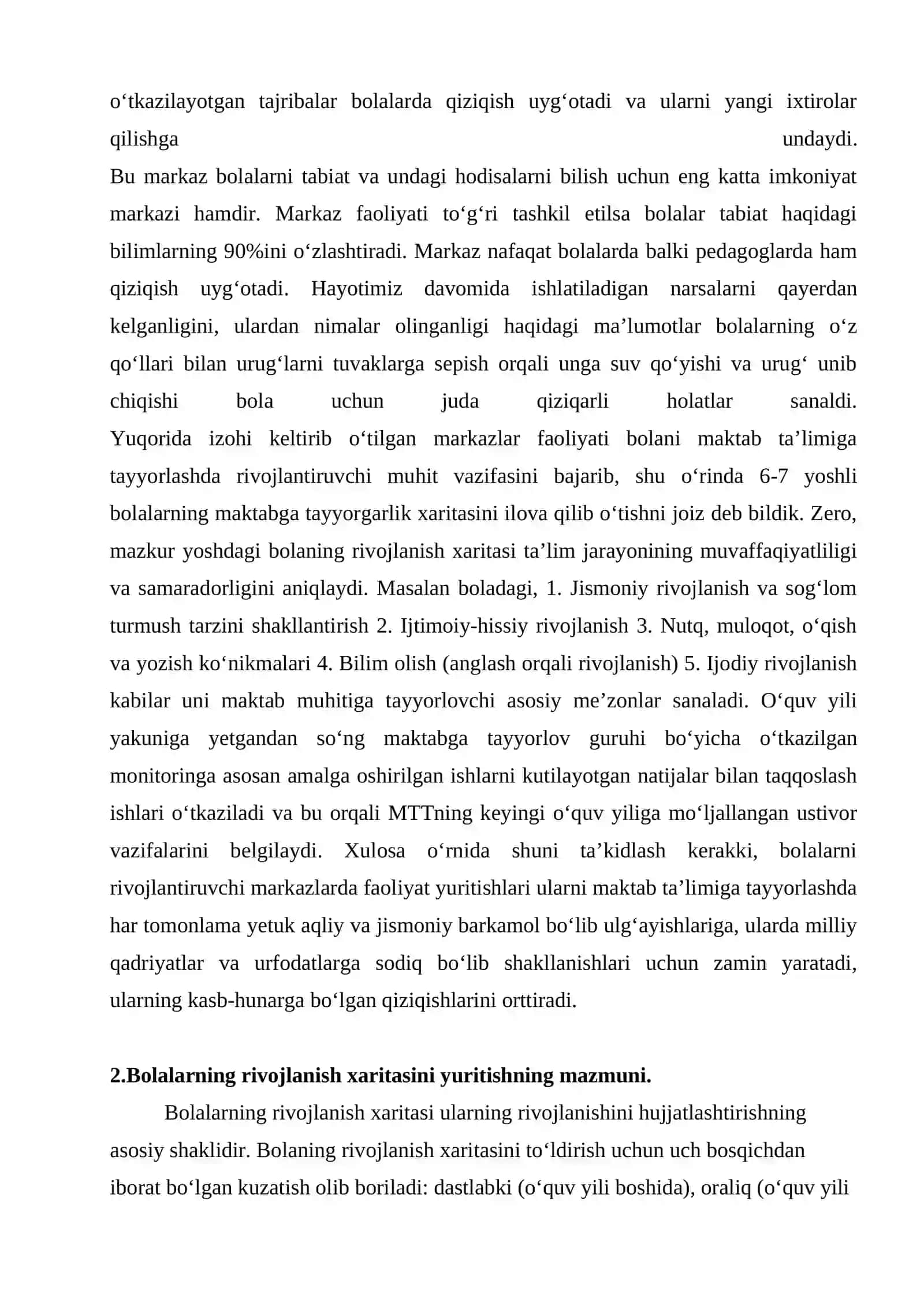 Bolalarning rivojlanish xaritasi va uning yuritilishi 3