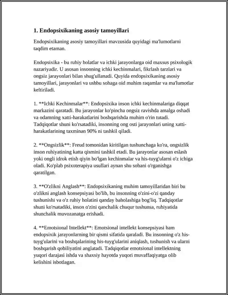ENDOPSIXIKA VA EGZOPSIXIKA 3