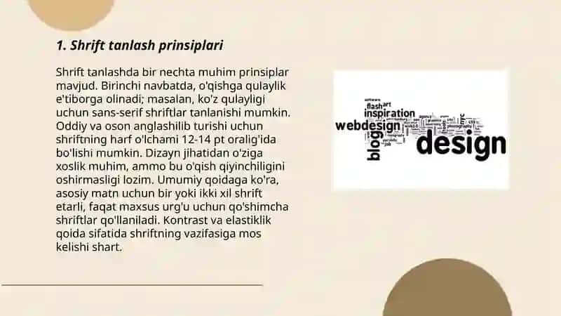 Veb-dizaynda tipografiyaning qoʻllanishi 3