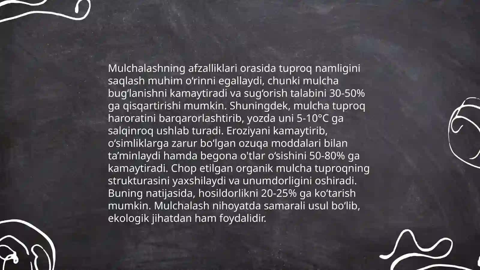 Tuproqlarni mulchalash 3
