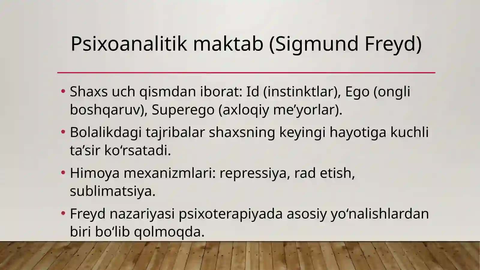 Har xil psixologiya maktablarida shaxs nazariyalar 3
