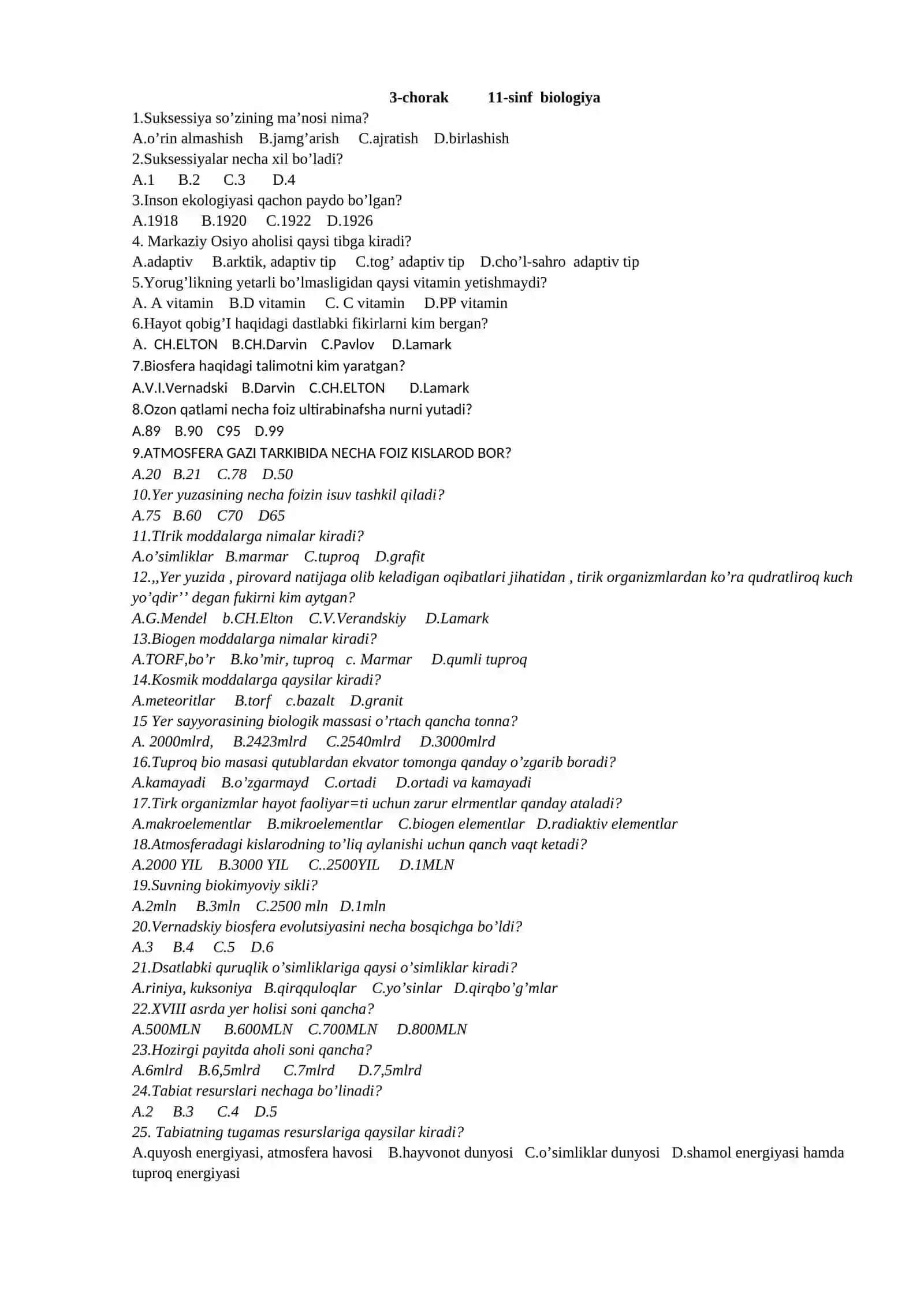 11-sinf biologiya 1-chorak 3