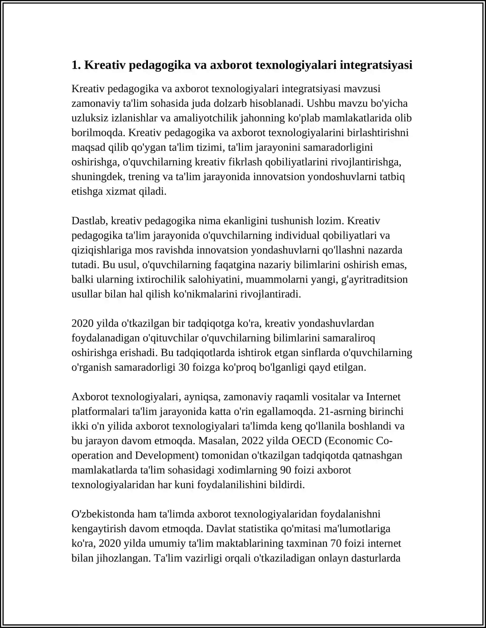 Kreativ pedagogika va axborot texnologiyalari integratsiyasi 3