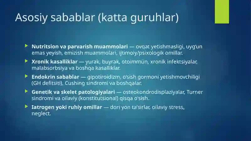 Bolalarda o‘sishni buzilishi 3