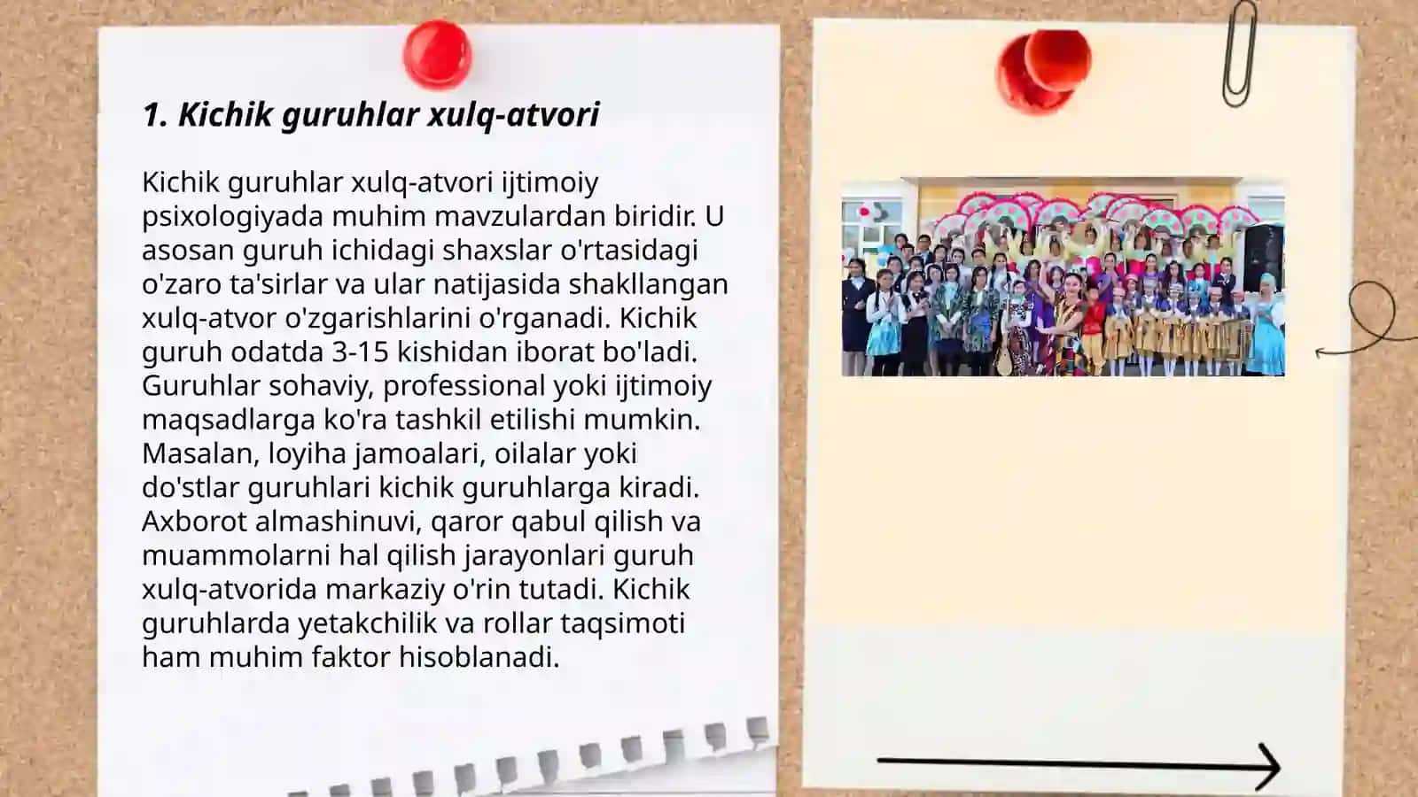Katta va kichik guruhlar psixologiyasi 3