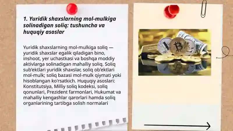 Yuridik shaxslarning mol-mulkiga solinadigan soliqning davlat byudjeti daromadlarini shakllantirishdagi ahamiyati 3