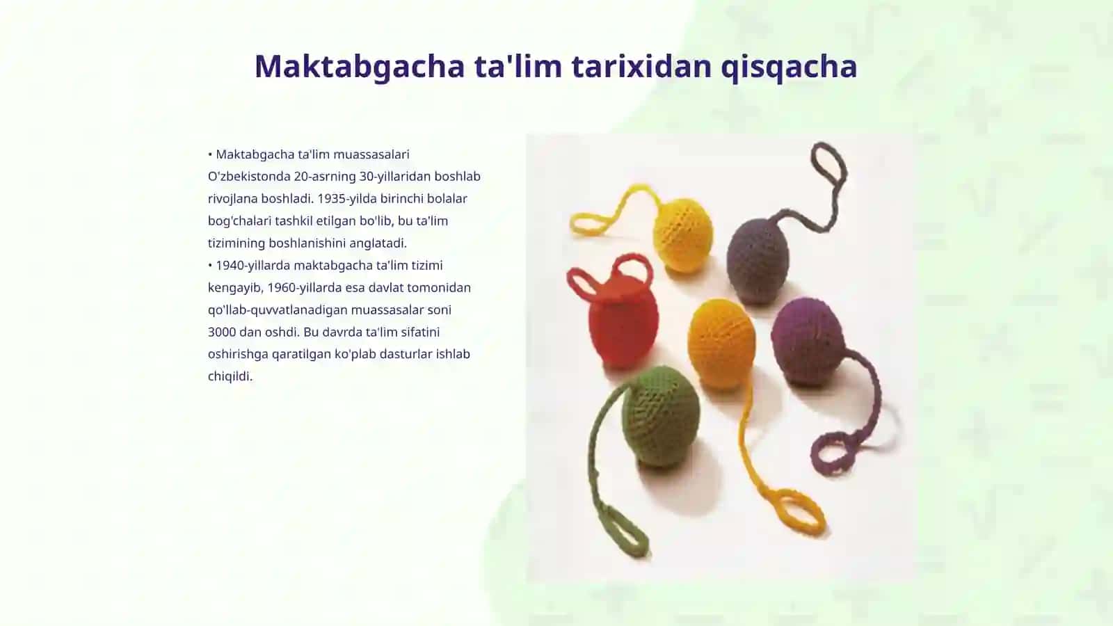 Maktabgacha ta'lim muassasalarida rivojlantiruvhi pedagogik muhitni tashkik etish 3