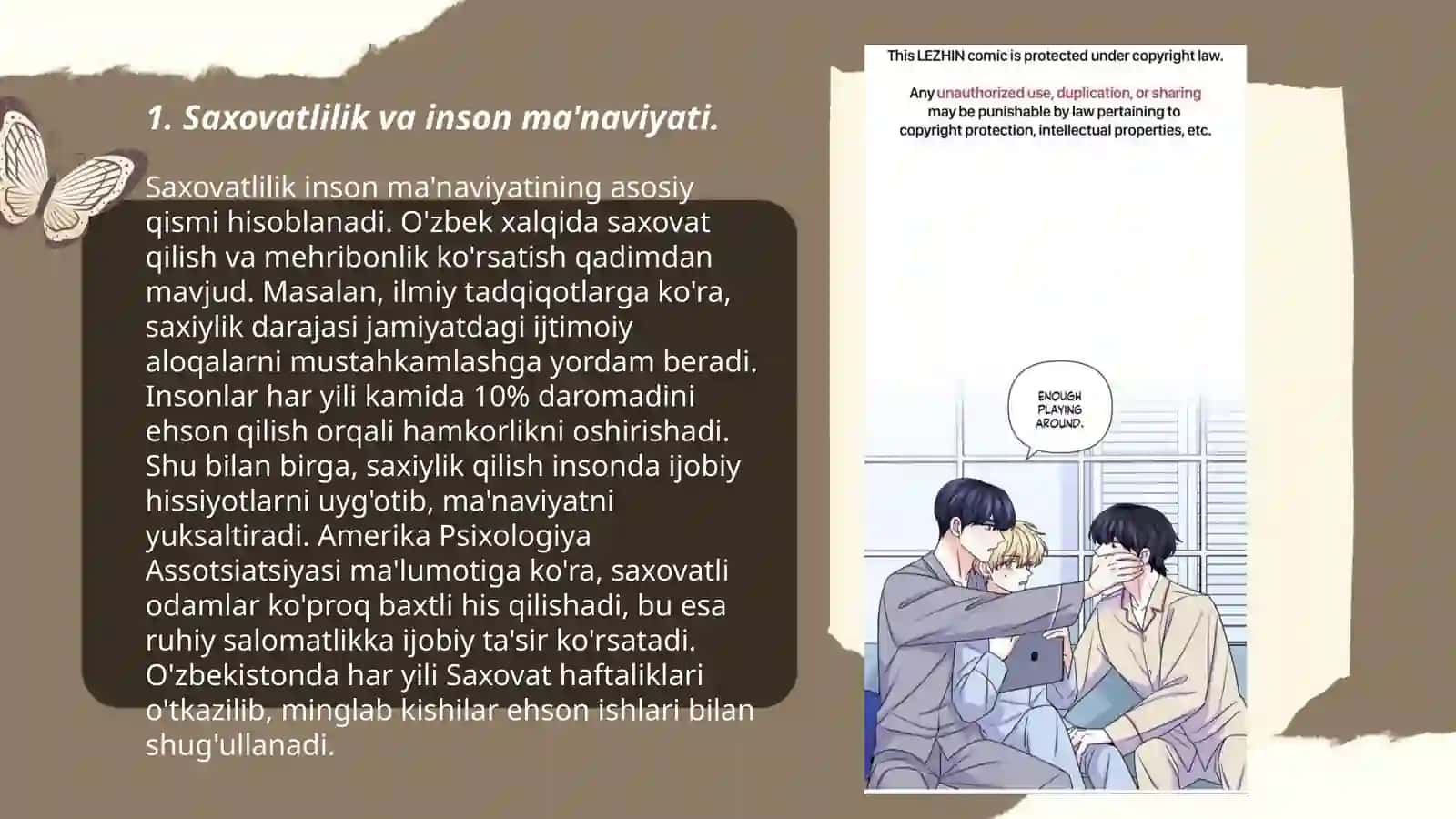 Saxovatlilikning inson maʼnaviyat kamolotidagi õrni va ahamiyati 3
