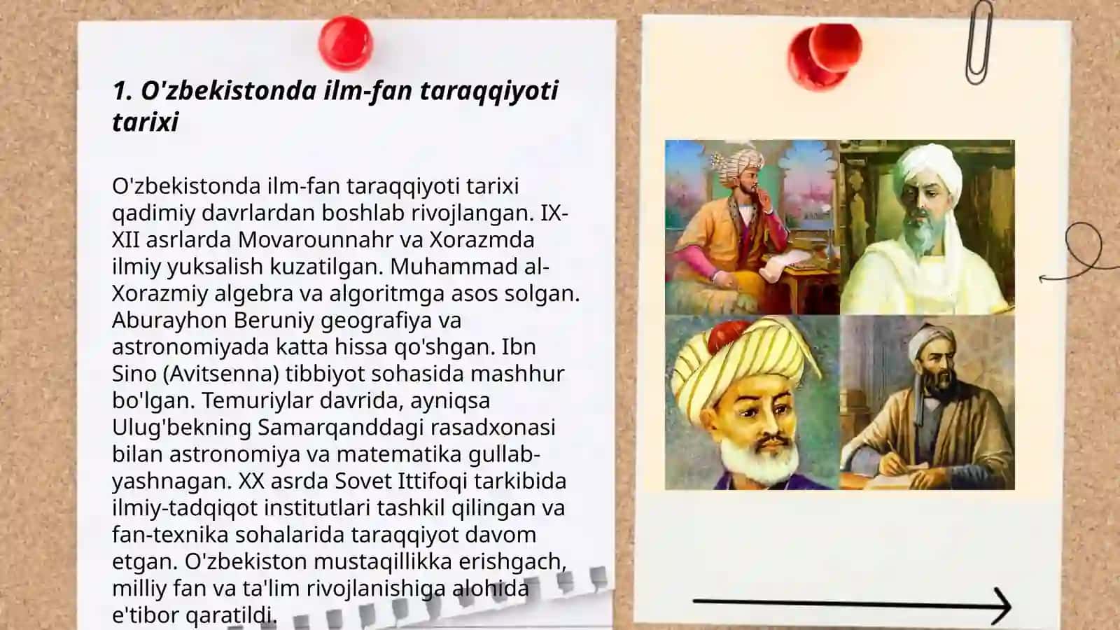 O'zbekistonda ilm-fan taraqqiyoti tarixi 3
