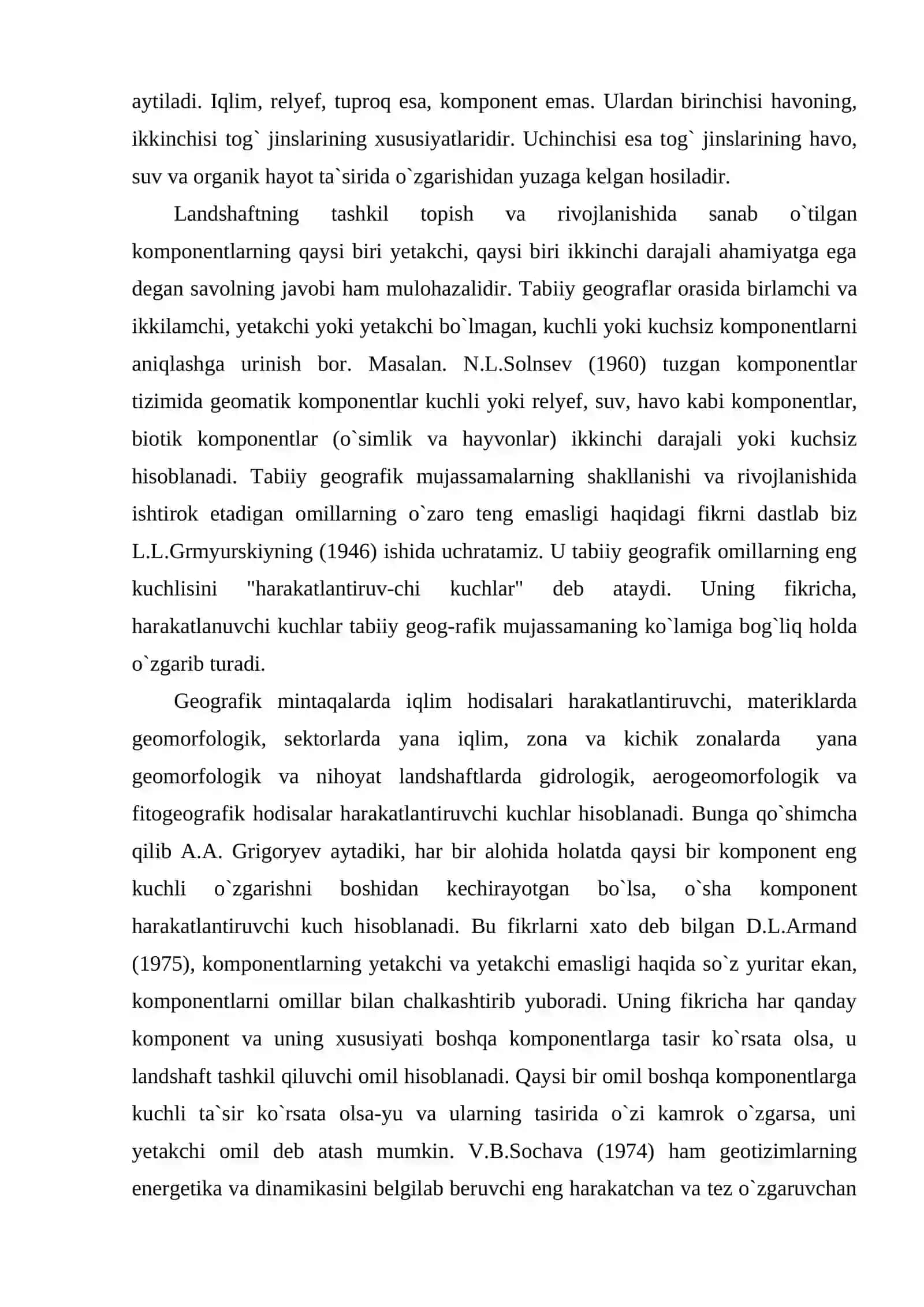 Landshaft komponentlari va landshaft hosil qiluvchi omillar 3
