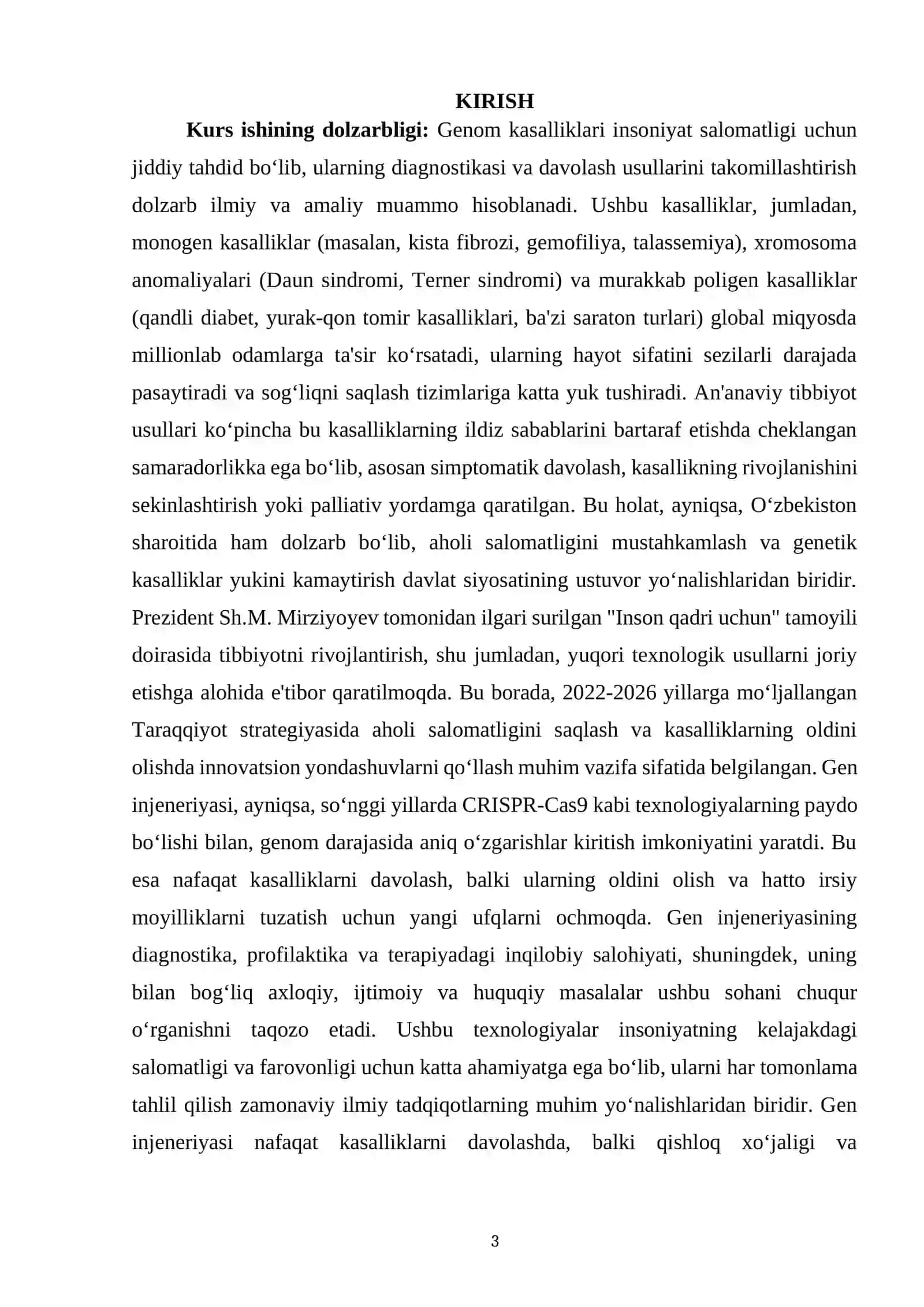 GENOM KASALLIKLARINING TASNIFI VA DIAGNOSTIKA USULLARI 3