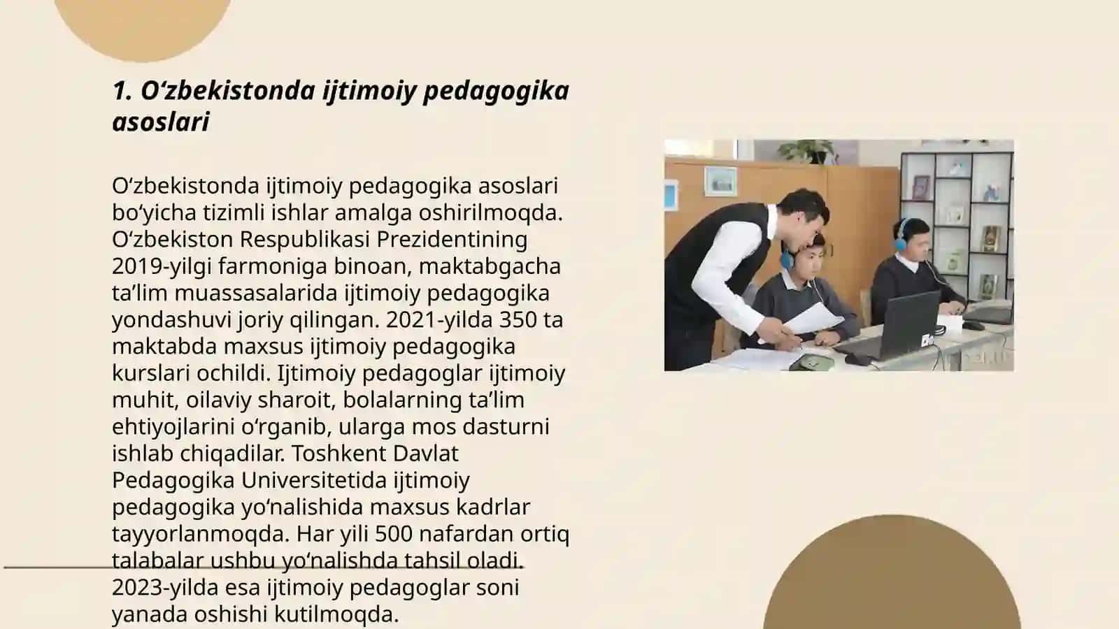 O‘zbekistonda ijtimoiy pedagogikaning rivojlanish tarixi 3
