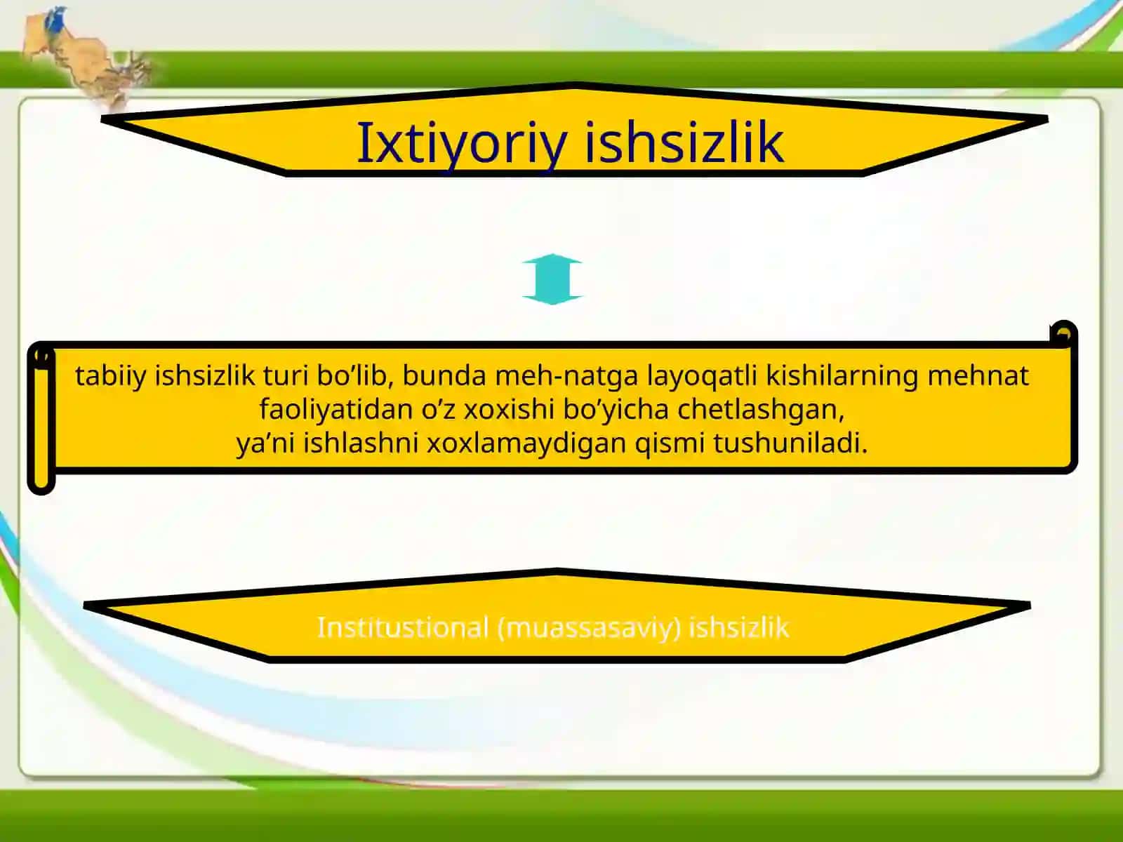 Iqtisodiyotni erkinlashtirish sharoitida ishsizlikni kamaytirish yo`llari 3