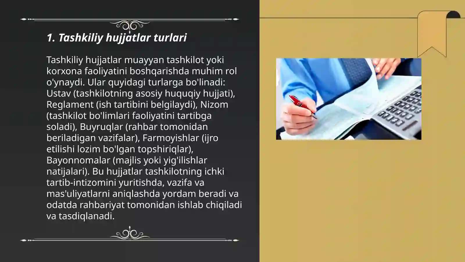 Tashkiliy hujjatlar va ularni rasmiylashtirish 3