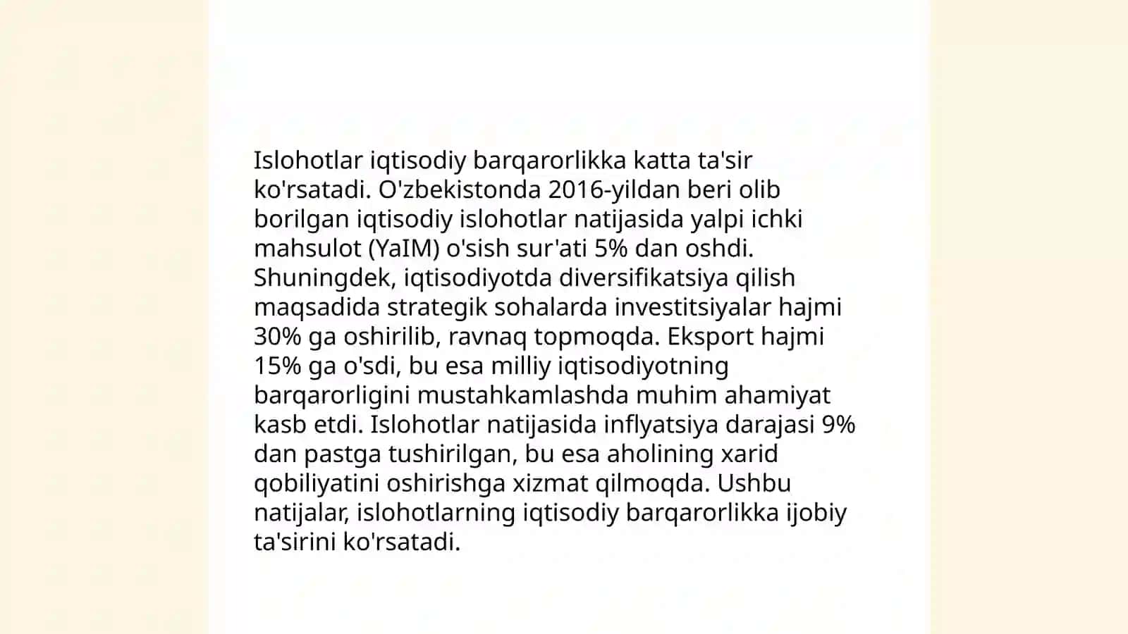 Islohotlarni davom ettirish va chuqurlashtirish sharoitida korxonaning iqtisodiy barqarorligini ta’minlash asoslari 3