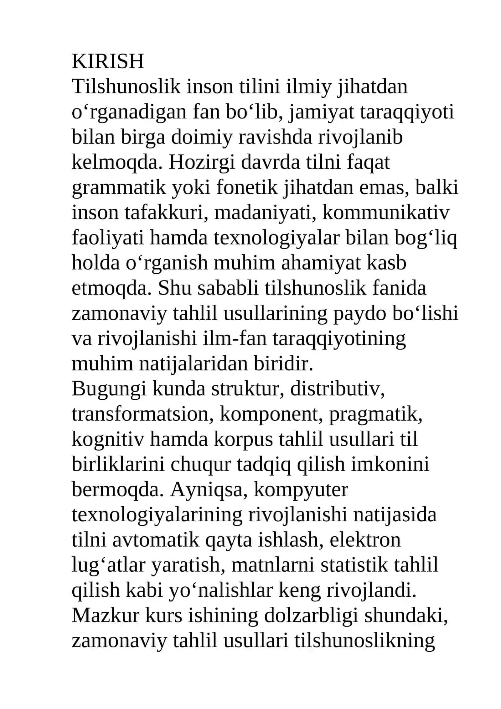 Tilshunoslik fanining zamonaviy tahlil usullari 3