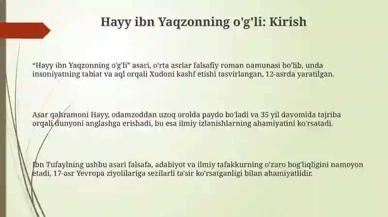 Xay ibn Yakzon o'g'li 3
