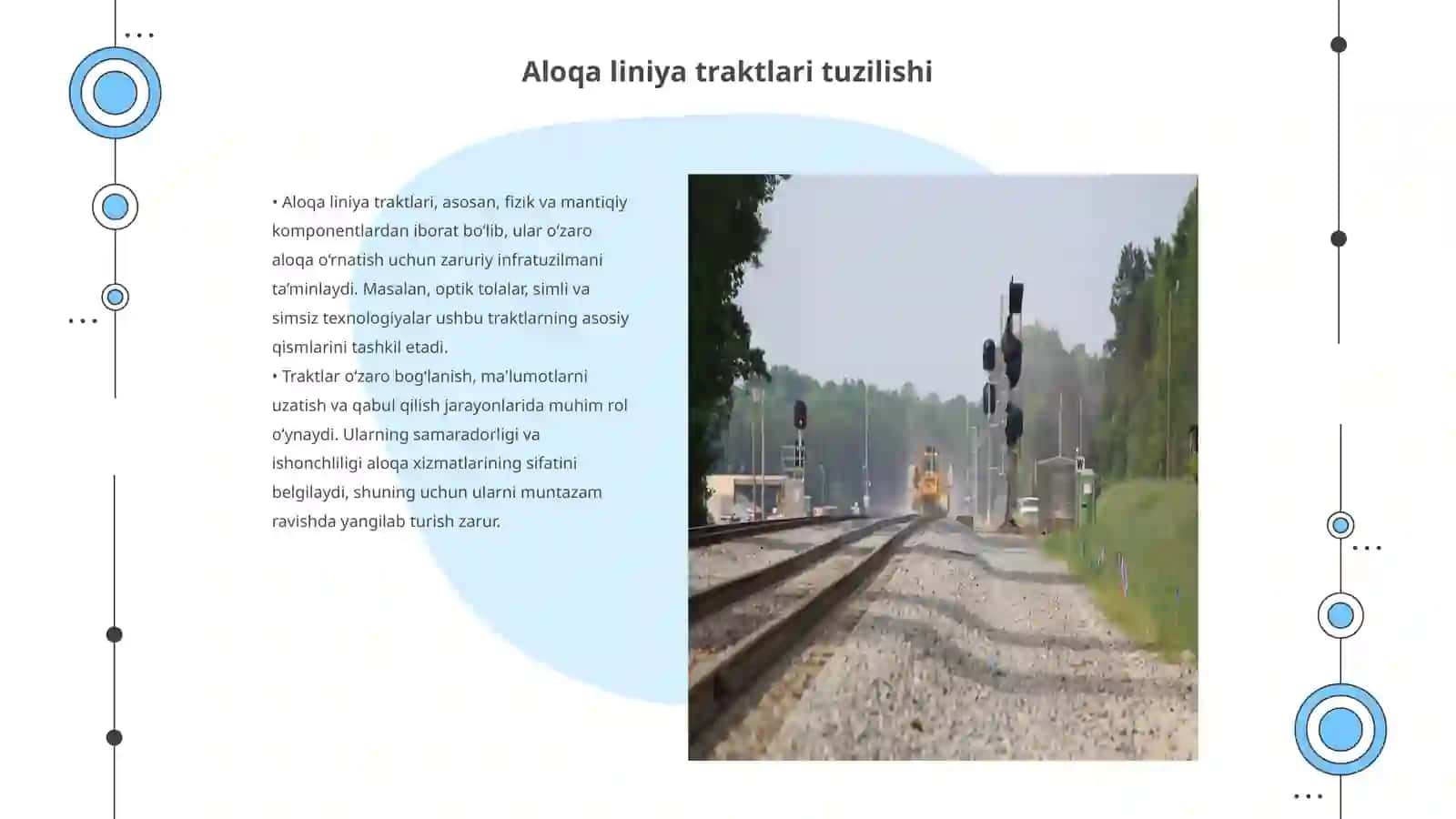 Aloqa liniya traktlari va telefon kanallarida ishonchlilik, samaradorlik va xizmat sifati ko‘rsatkichlarini ta’minlash 3