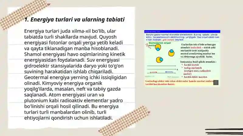 Energiya. Issiqlik va yorug‘lik. Tovush. Harakat va tezlik 3