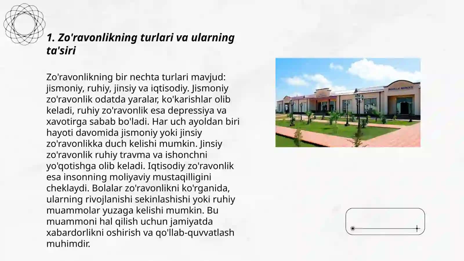 Biz zoʻravonlikga qarshimiz mavzusida 10 varoqli loyiha ishi 3